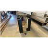 Image 2 : PAIR OF HYTROL HEAVY DUTY ROLLER CONVEYORS APPROX 20'L X 18"D X 37"H WITH GUIDE RAILS *MUST BRING