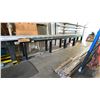 Image 7 : PAIR OF HYTROL HEAVY DUTY ROLLER CONVEYORS APPROX 20'L X 18"D X 37"H WITH GUIDE RAILS *MUST BRING
