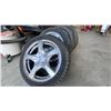 Image 1 : SET OF 4 ARCTIC CLAW WINTER TXI M+S 225/45R17 94T TIRES ON TOUREN RIMS