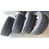 Image 3 : SET OF 4 ARCTIC CLAW WINTER TXI M+S 225/45R17 94T TIRES ON TOUREN RIMS