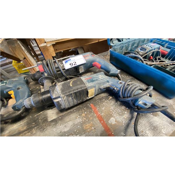BOSCH BULLDOG EXREME & BOSCH BULLDOG 11234VSR ELECTRIC HAMMER DRILLS