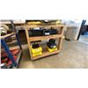 Image 1 : SMALL WOODEN 3 TIER MOBILE CART *CONTENTS NOT INCLUDED*