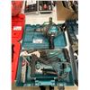 Image 1 : MAKITA HAMMER DRILL & MAKITA D HANDLE DRILL IN HARD TRANSPORT CASE