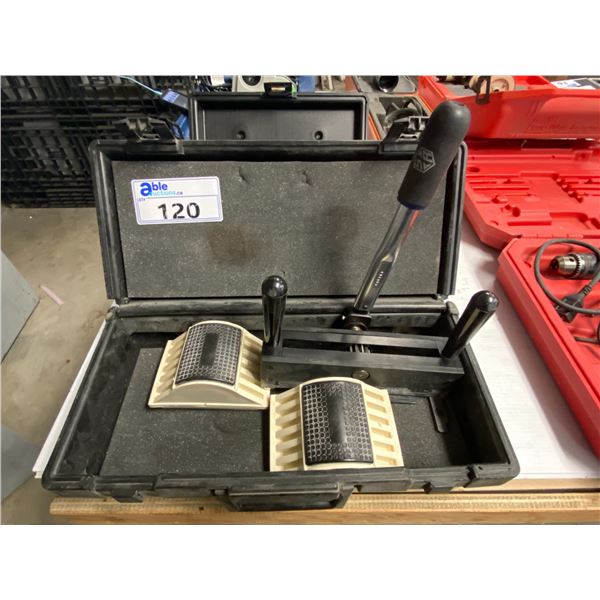 CRL TLK5 TAPER LOCK TOOL, 2 CRL ROLLER BLOCKS & ALIGNMENT MOUNTING ADAPTER IN HARD TRANSPORT CASES