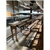 Image 1 : ENTIRE CONTENTS OF RACK- ASSORTED GLAZING COMPONENTS/STOCK APPROX 24' LENGTHS *RACK NOT INCLUDED*