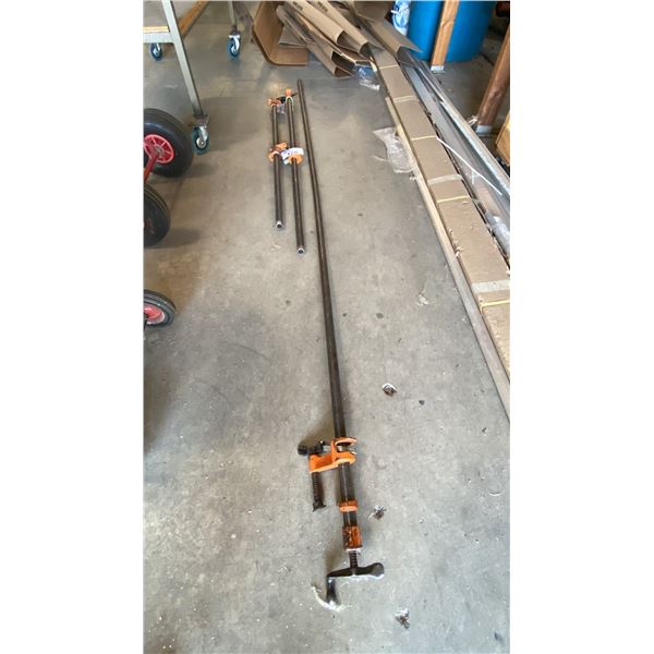 GROUP OF 3 ASSORTED PIPE CLAMPS