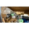 Image 5 : CONTENTS OF UPPER CABINET- ASSORTED GLAZING HARDWARE, PARTS & COMPONENTS