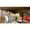 Image 9 : CONTENTS OF UPPER CABINET- ASSORTED GLAZING HARDWARE, PARTS & COMPONENTS