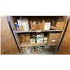 Image 1 : CONTENTS OF LOWER CABINET- ASSORTED GLAZING HARDWARE, PARTS & COMPONENTS