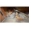 Image 9 : CONTENTS OF LOWER CABINET- ASSORTED GLAZING HARDWARE, PARTS & COMPONENTS