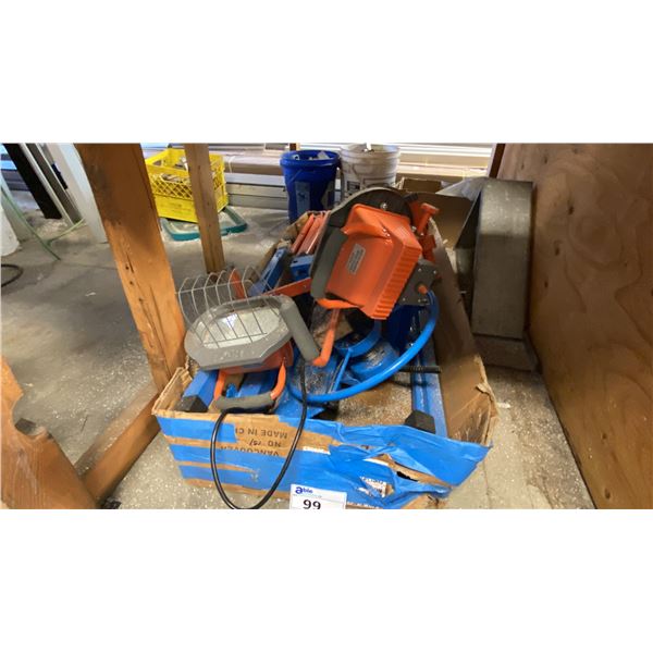 MOBILE JOBSITE PANEL LIFTER & WORK LIGHTS