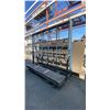 Image 2 : LARGE METAL FRAME WITH WOOD A-FRAME PANEL CART APPROX 92"L X 50"D X 83"H & 2 LARGE 8' WOODEN SAW