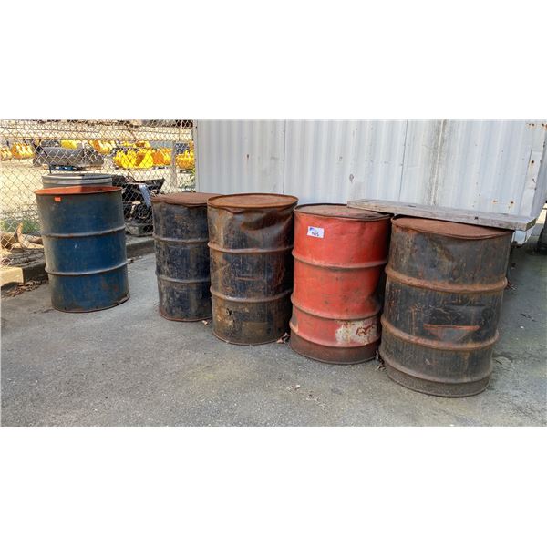 GROUP OF ASSORTED BARRELS