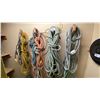 Image 1 : GROUP OF ASSORTED FALL PROTECTION ROPE & EXTENSION CORDS