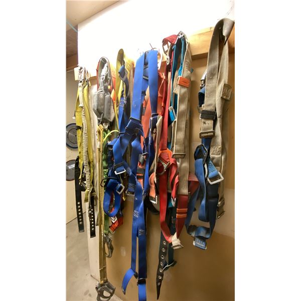 LARGE GROUP OF ASSORTED FALL PROTECTION ITEMS