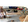 Image 1 : METAL FRAME WOOD TOP MOBILE SHOP TABLE 54"L X 24"D X 32"H