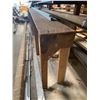 Image 3 : VERY LARGE CUSTOM BUILT WOODEN WORKSHOP TABLE *TABLE ONLY, OTHER ITEMS NOT INCLUDED*