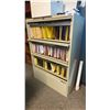 Image 1 : 4 SECTION FOLD UP FRONT FILE ORGANIZATION CABINET APPROX 36"W X 118"D X 51"H