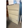 Image 2 : 4 SECTION FOLD UP FRONT FILE ORGANIZATION CABINET APPROX 36"W X 118"D X 51"H