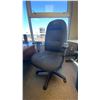 Image 2 : DARK WOOD 5 DRAWER OFFICE DESK, LARGE WOODEN DRAFTING STATION, EXECUTIVE MOBILE OFFICE CHAIR & BAR