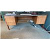 Image 2 : 5 DRAWER OFFICE DESK APPROX 72"L X 36"D X 29"H & MOBILE OFFICE CHAIR  *CONTENTS NOT INCLUDED*