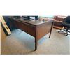 Image 3 : 5 DRAWER OFFICE DESK APPROX 72"L X 36"D X 29"H & MOBILE OFFICE CHAIR  *CONTENTS NOT INCLUDED*