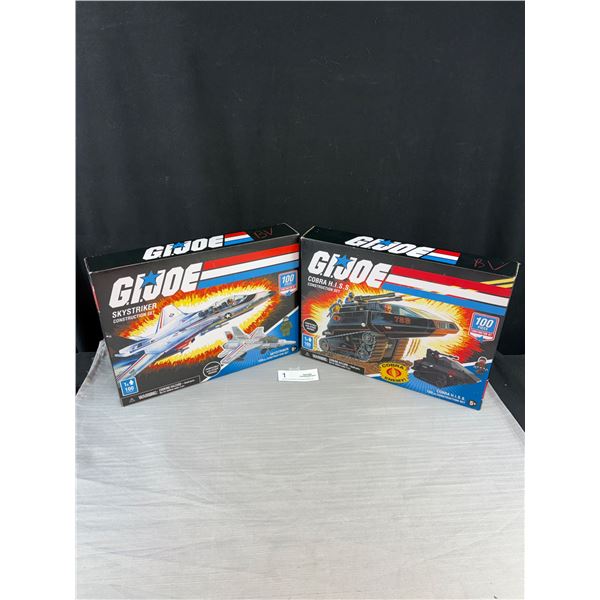 2 New in The Box G I JOE Skystoker and Cobra Construction Set