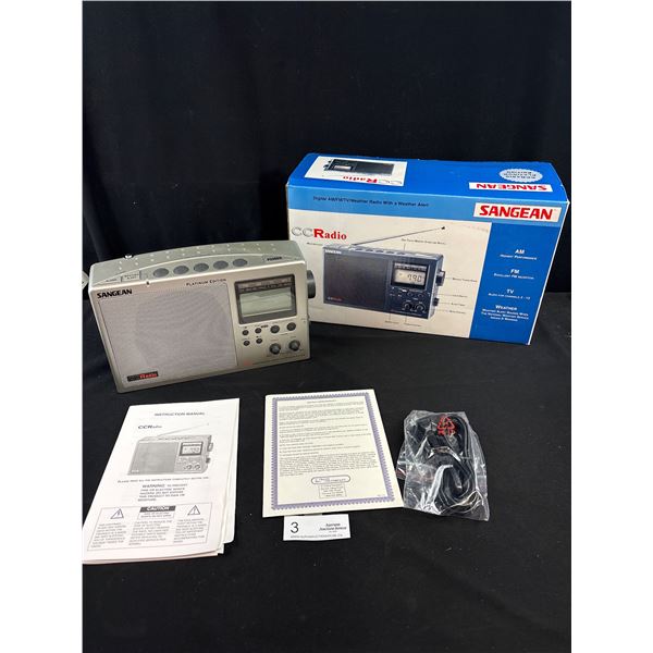 New Old Stock Digital AM/FM TV/Weather Radio in Original Box