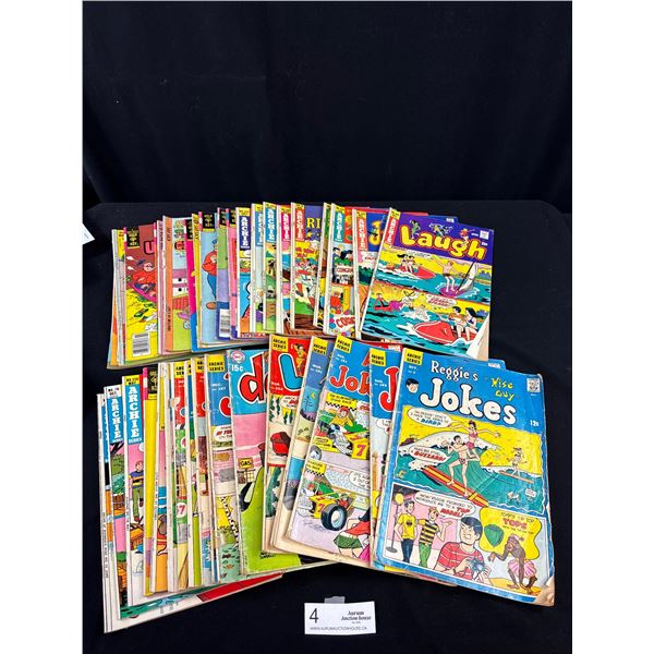Large Lot of Vintage Comics Archie Looney Tunes Etc