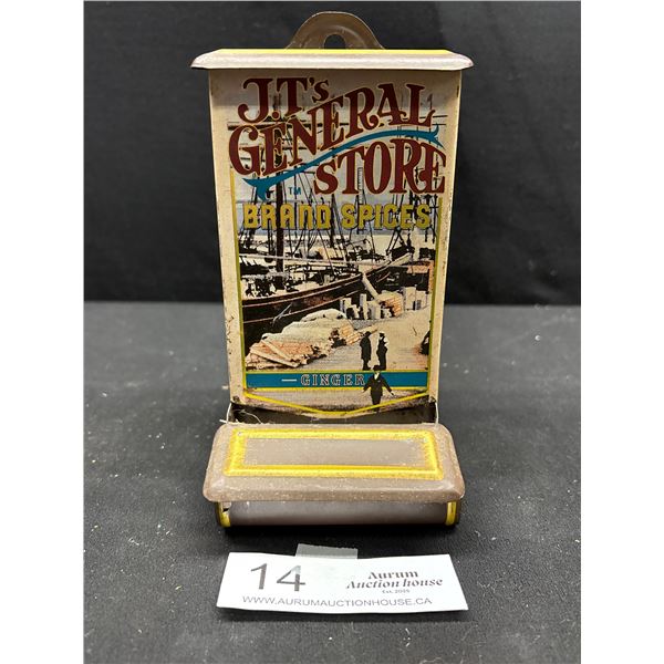 Vintage Advertising J T General Store Match Holder