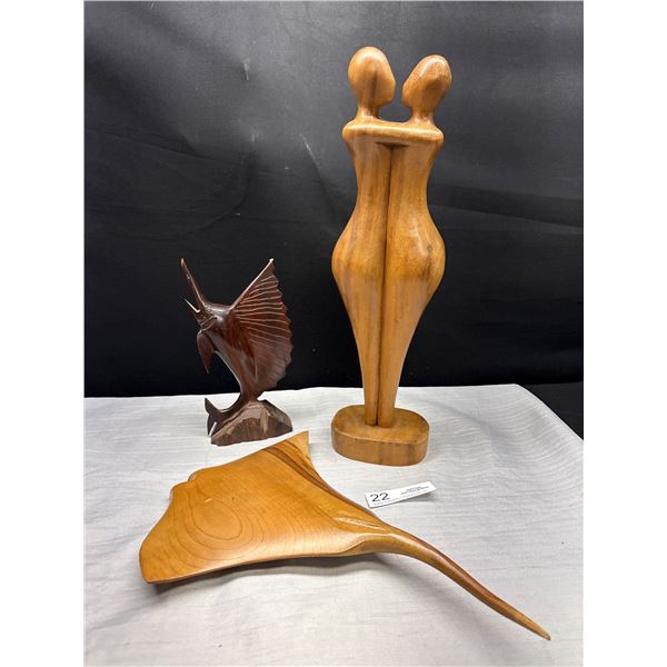 Vintage Wood Home Décor Lot