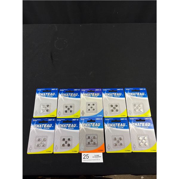Lot of 10 Unopened Watch Batteries