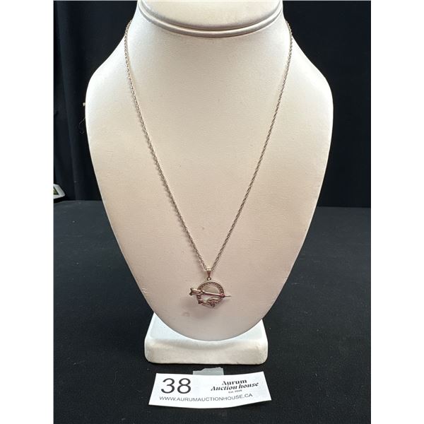 Antique Sterling Silver Hallmarked Celtic Necklace