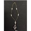 Image 2 : Antique C.1900 Signed WBs Rock Crystal Necklace Equisite!