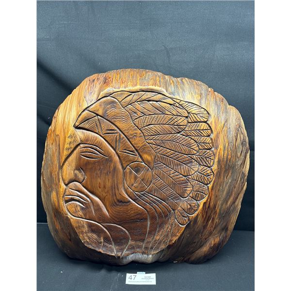 Very Nice West Coast Native Carving 20" Diameter