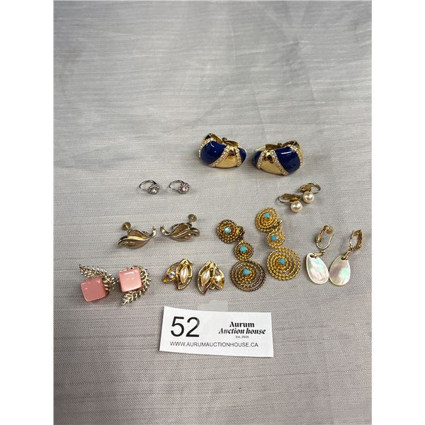 Vintage Earring Lot Cider, Coro Sara CIV