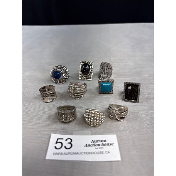 Vintage Silver Ring Lot