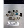 Image 1 : Vintage Silver Ring Lot