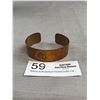 Image 1 : Antique Genuine Copper Wide Cuff Bangle