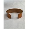 Image 3 : Antique Genuine Copper Wide Cuff Bangle