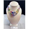 Image 1 : Gorgeous Antique Murano Glass Double Strand Bead Necklace Beauty!