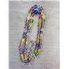 Image 3 : Gorgeous Antique Murano Glass Double Strand Bead Necklace Beauty!