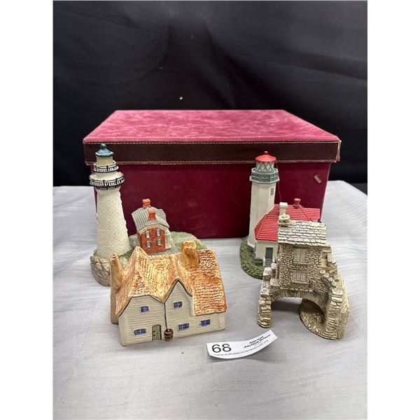 Lot of David Winter Cottages and Lighthouses