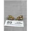 Image 1 : Rare Signed Australia Glamourous Rhinestone Earrings Quality