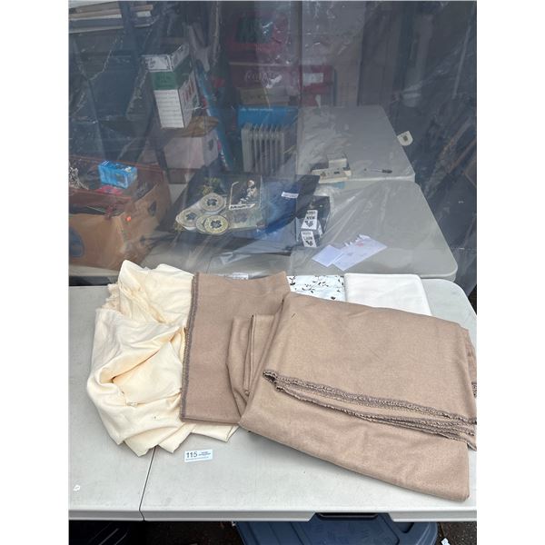 Nice Lot of New Organic Fabric Sheets etc