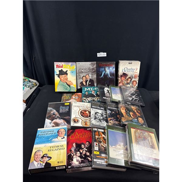 Large Lot of Vintage DVDs of Movies and Shows
