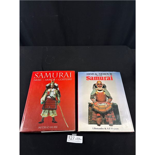 2 Hardcover Samurai Collectible Reference Books
