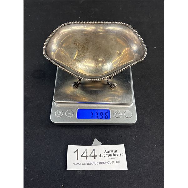 77.96 Grams of Sterling Silver Bowl Marked Sterling