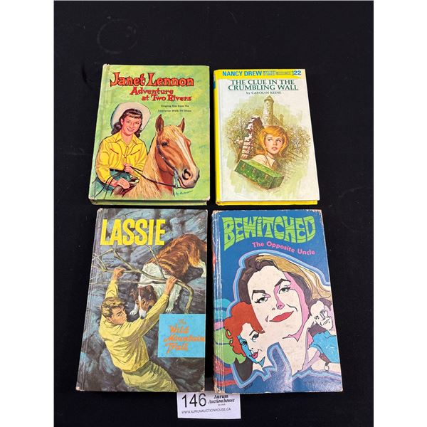 Lot of 4 Midcentury Hardcover Kids Books