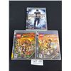 Image 1 : Lot of 3 Playstation 3 Games Lego Indiana Jones 1+2 and Call of Duty World at War